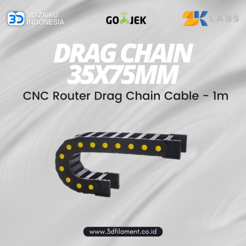 3D Printer CNC Router Machine Drag Chain Cable 35x75 mm 1 Meter Long